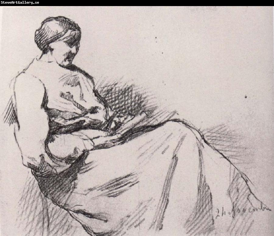 Marie Laurencin Artist-mother sit reading